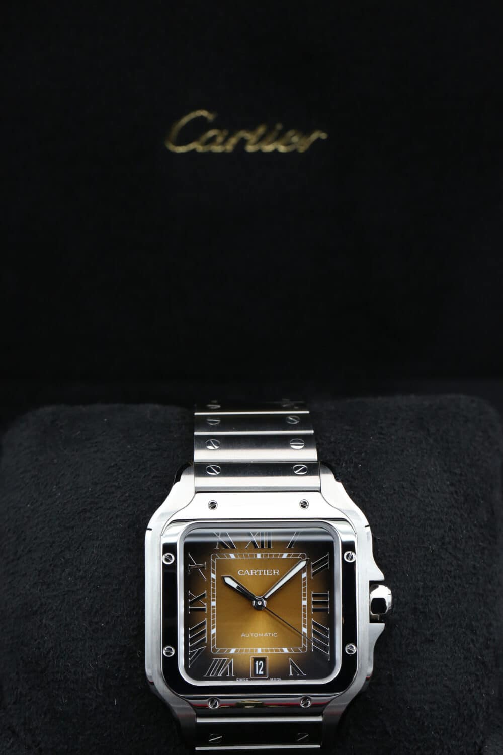 Cartier WSSA0064 Brown Sunray SANTOS DE CARTIER 39.8mm 2024 - Image 2