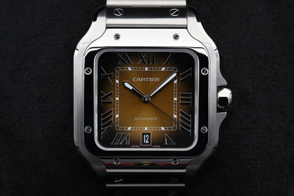 Cartier WSSA0064 Brown Sunray SANTOS DE CARTIER 39.8mm 2024