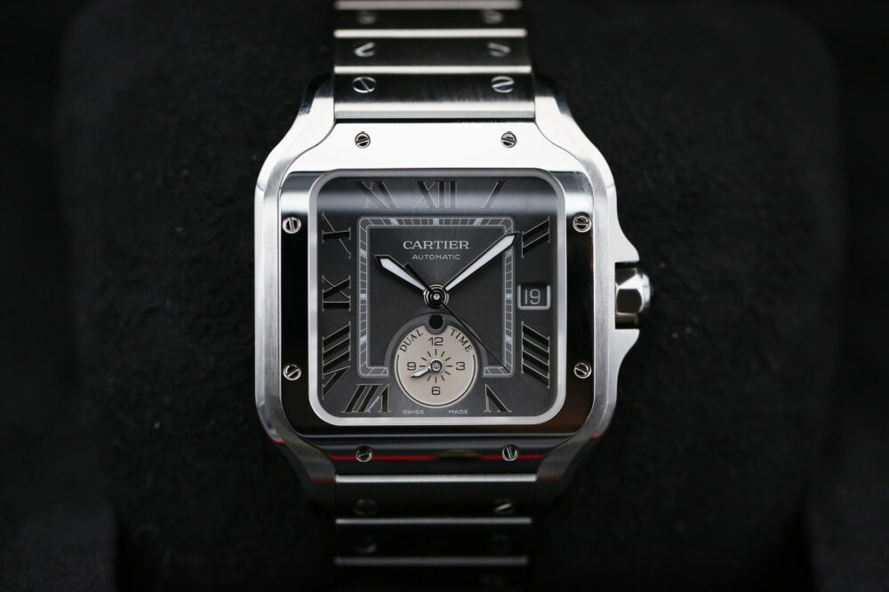 Cartier WSSA0076 Rhodium Dual Time SANTOS DE CARTIER 40mm 2025