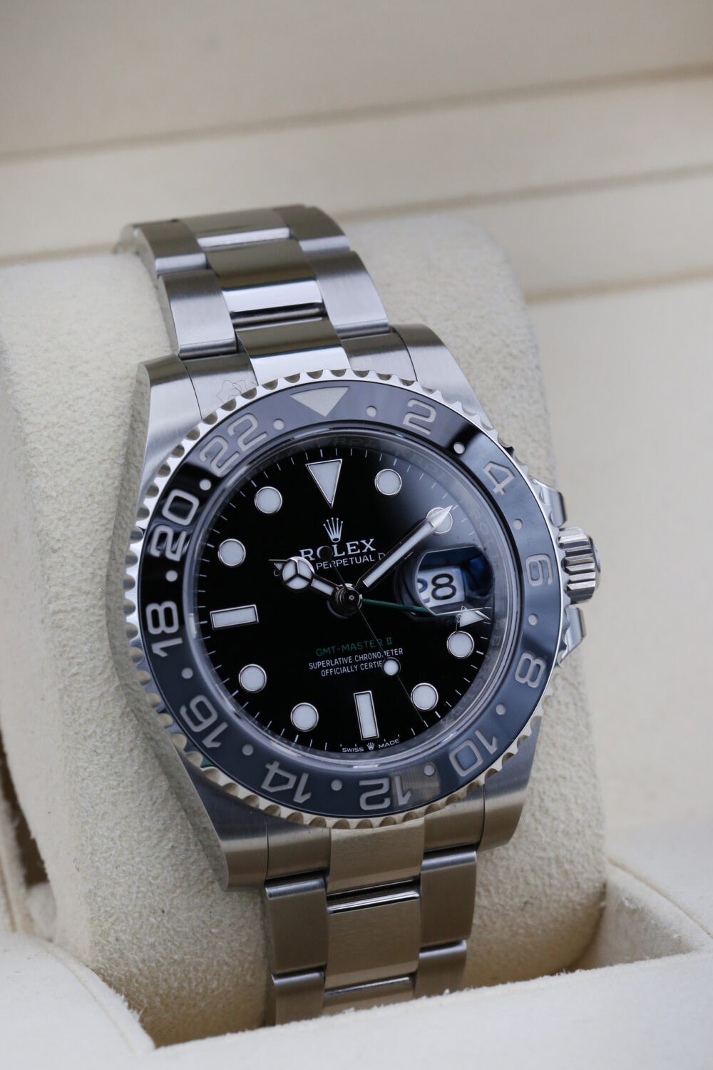 Rolex 126710GRNR Black GMT MASTER II 40mm 2024 Bruce Wayne - Image 2
